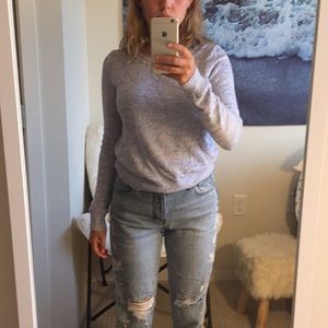 Gap Preppy Crew Neck Blue Sweater